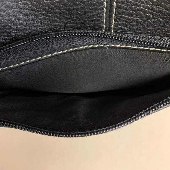 Jones New York genuine leather black backpack main image 8